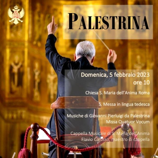 <strong>La via dell’Anima 2023</strong><br />Palestrina - Missa Quatuor Vocum<br />ROMA, 5 febbraio