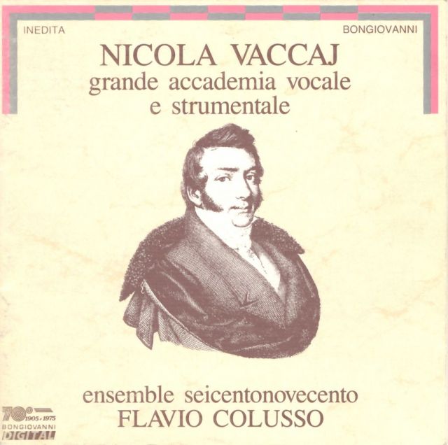<strong>Grande accademia vocale e strumentale</strong><br />Nicola Vaccaj (1790 - 1848)