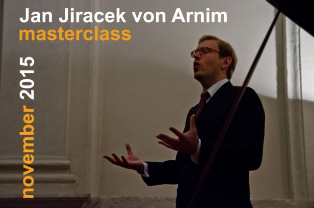 <strong>Il pianoforte di Liszt .2</strong><br />Jan Jiracek von Arnim, pianoforte<br /><br />Roma, 23 - 26 novembre 2015<br />"La mia piccola Scuola Romana"<br />Masterclass di Pianoforte<br />e Concerto a Villa Lante al Gianicolo